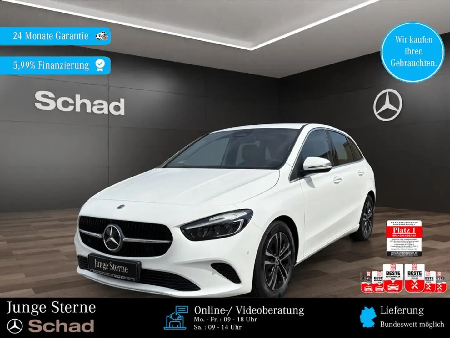 Mercedes-Benz B 200 d PROGR+MBUX+LED+KAMERA+ASSIST+EASY-P+AMBI Bianco - 1