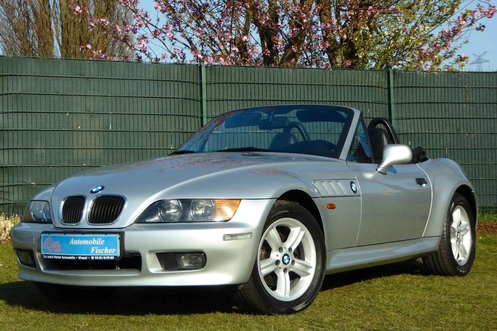 BMW Z3 Roadster Leder schwarz - 1. Hand Silber - 1