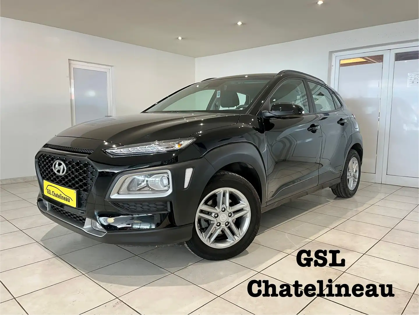 Hyundai KONA 1.0T-GDi 120cv 2020 Noir Airco/Carplay/Caméra Zwart - 1