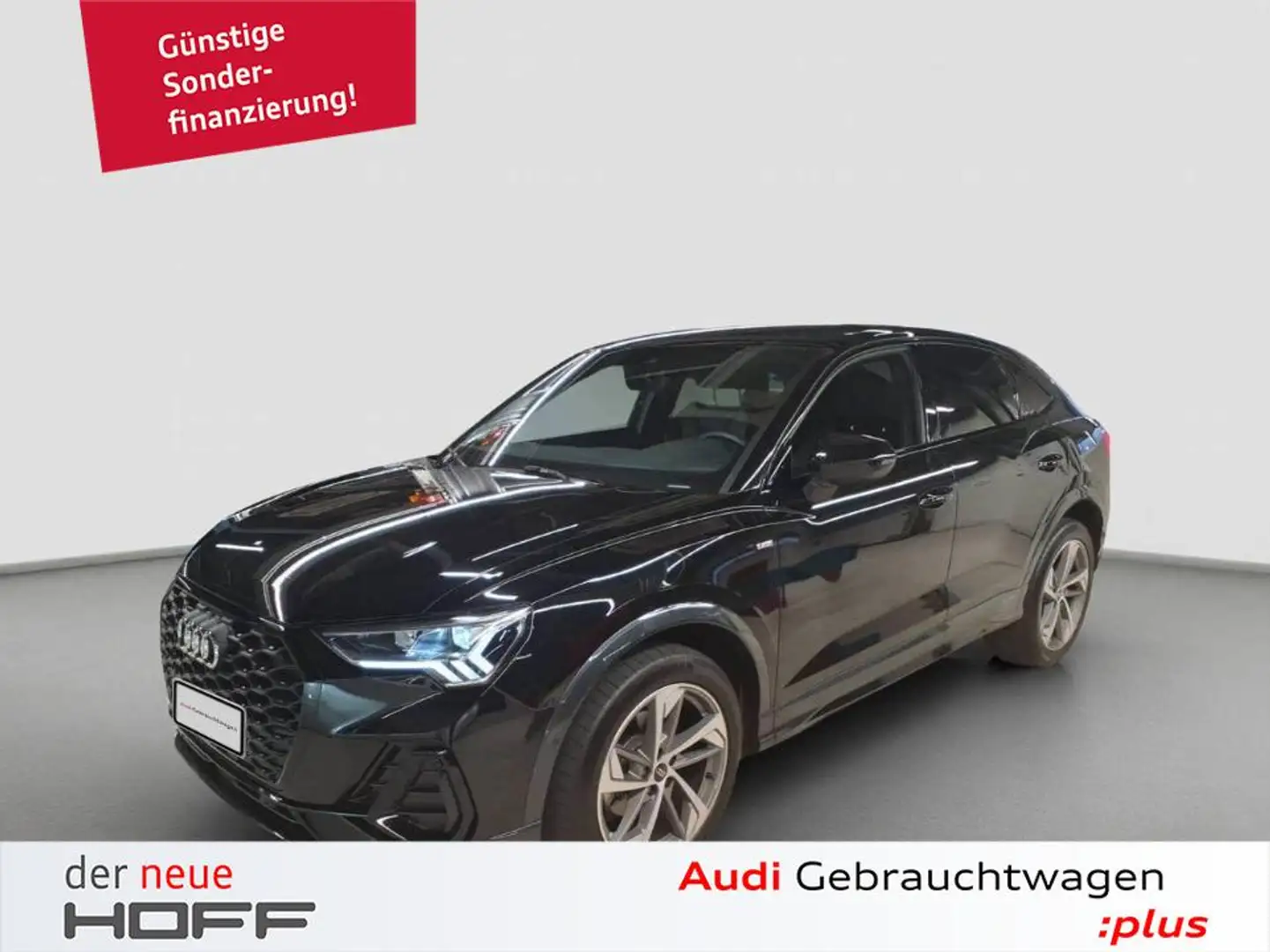 Audi Q3 Sportback S line 35 TFSI ACC AHK LED Ambi Klima Sh Negro - 1