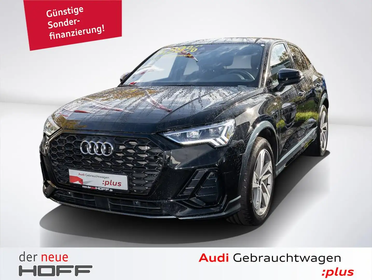Audi Q3 Sportback S line 35 TFSI ACC AHK LED Ambi Klima Sh Schwarz - 1