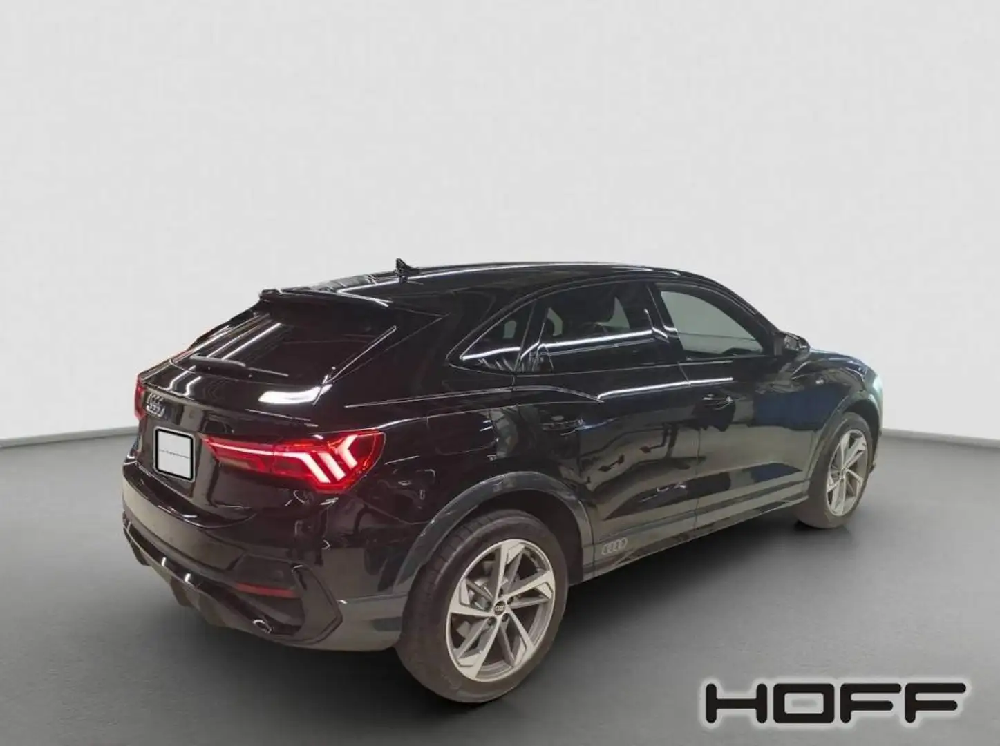 Audi Q3 Sportback S line 35 TFSI ACC AHK LED Ambi Klima Sh Negro - 2