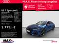 Audi RS7 RS7 Sportback PERFORMANCE 305 KM/H+SAGA+KERAMIK+ Bleu - thumbnail 1