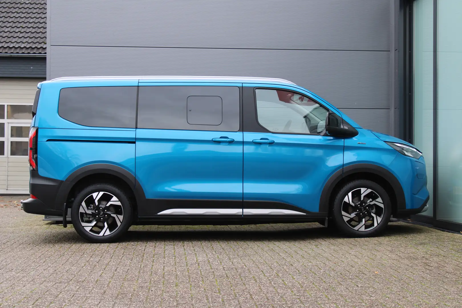 Ford Tourneo Custom 2.5 PHEV Active | Full Options | Panoramadak | Tre Blauw - 2