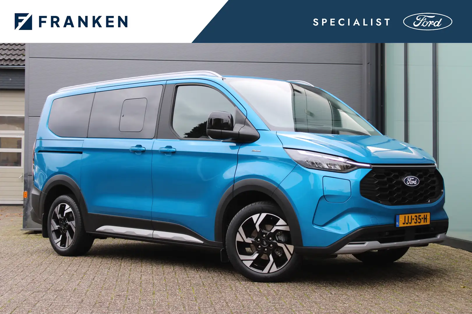Ford Tourneo Custom 2.5 PHEV Active | Full Options | Panoramadak | Tre Blauw - 1