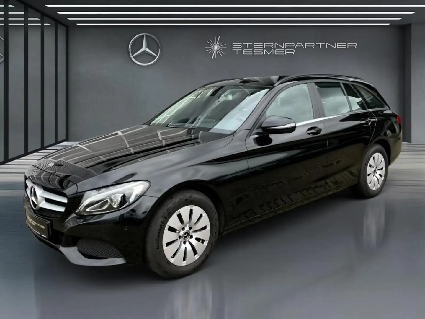 Mercedes-Benz C 220 d T AHK COMAND LED Parkassist Sitzheizung Schwarz - 1