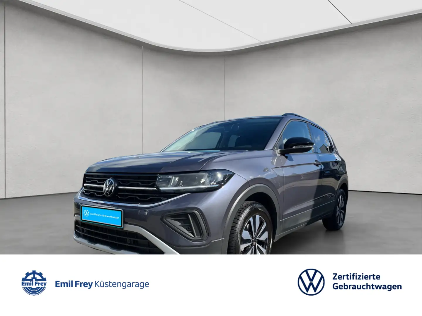 Volkswagen T-Cross 1.0 TSI OPF DSG Goal GJR Sitzhzg App-Con Grau - 1