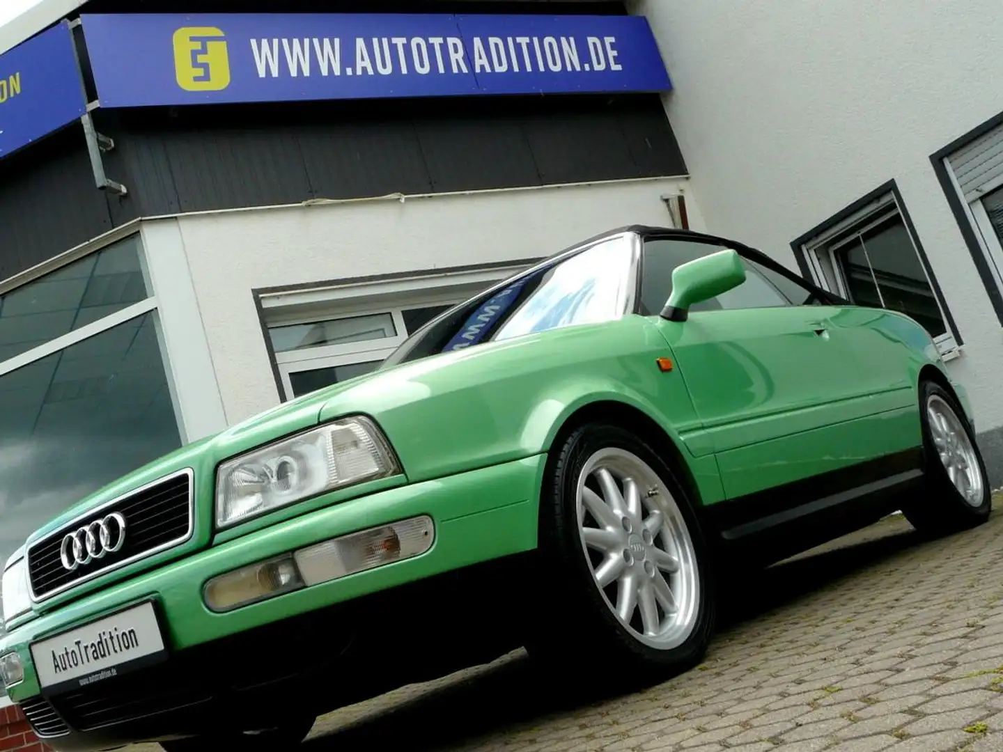 Audi Cabriolet 1.8 - Bolero - elektr. Recarositze -Bestzustand - Verde - 1