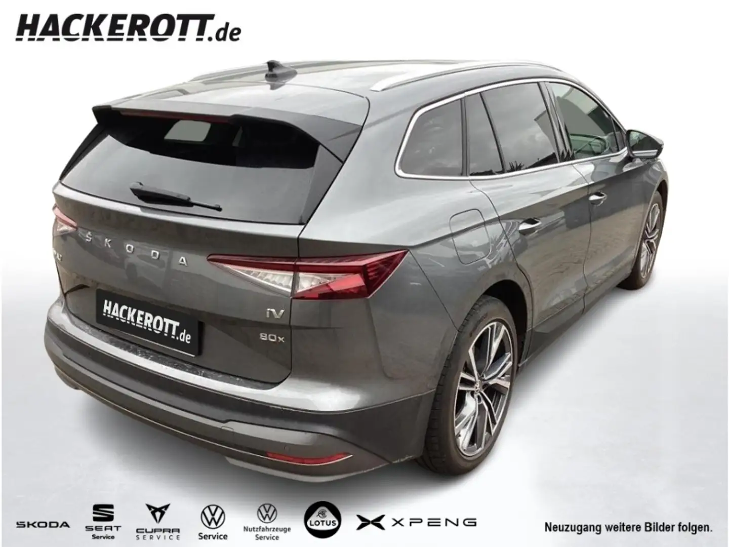 Skoda Enyaq 80x Suite Wärmepumpe Panorama AHK Grau - 2