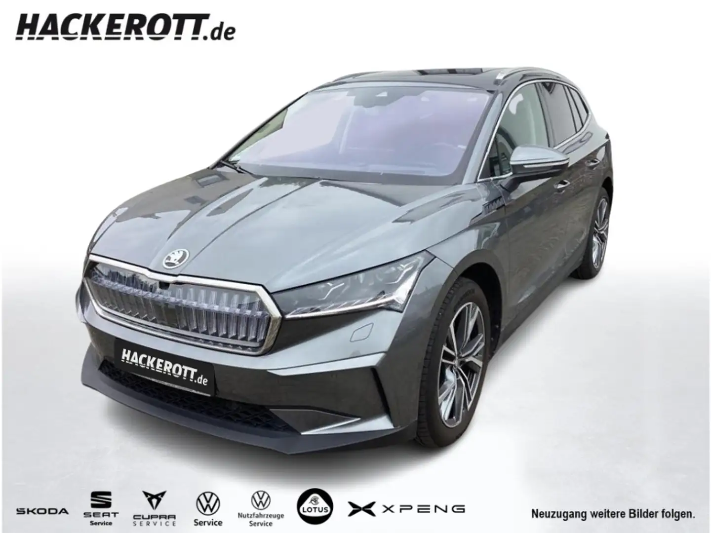Skoda Enyaq 80x Suite Wärmepumpe Panorama AHK Grau - 1