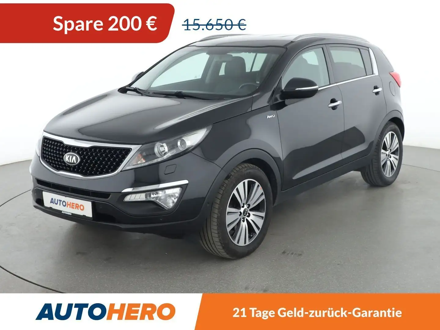 Kia Sportage 2.0 CRDi Spirit 4WD Aut*NAVI*XENON*TEMPO*CAM*AHK* Schwarz - 1