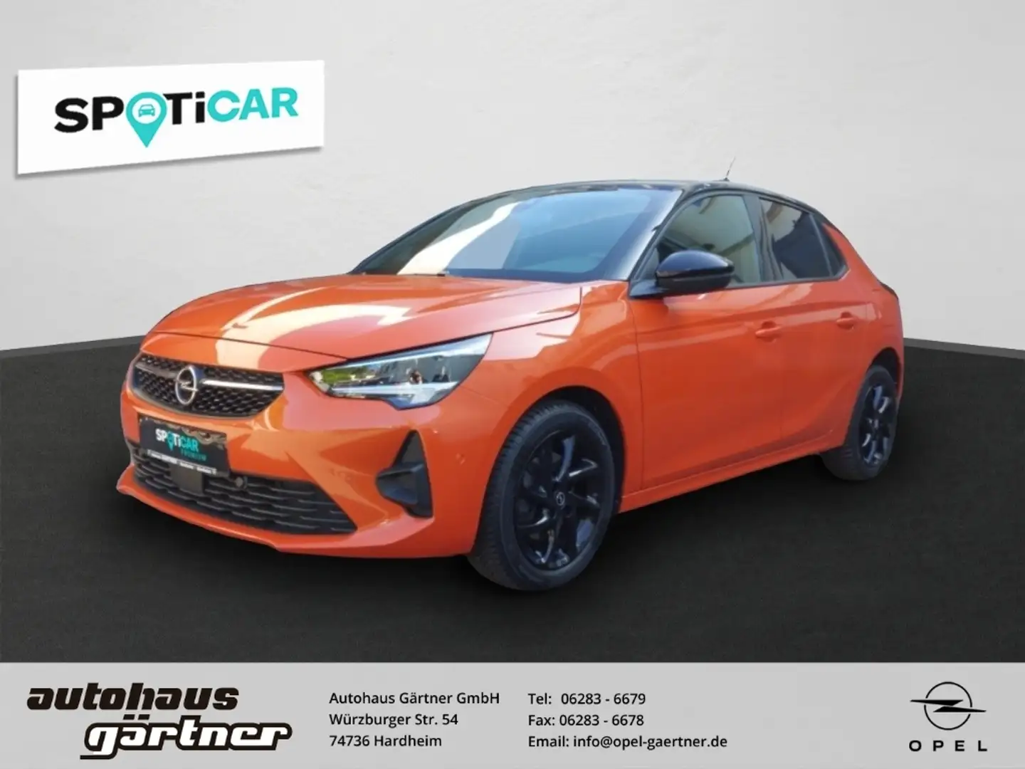 Opel Corsa F GS Line 1.2 Turbo EU6d SHZ+PDC+KAMERA+ALU+KLIMA+ Orange - 1