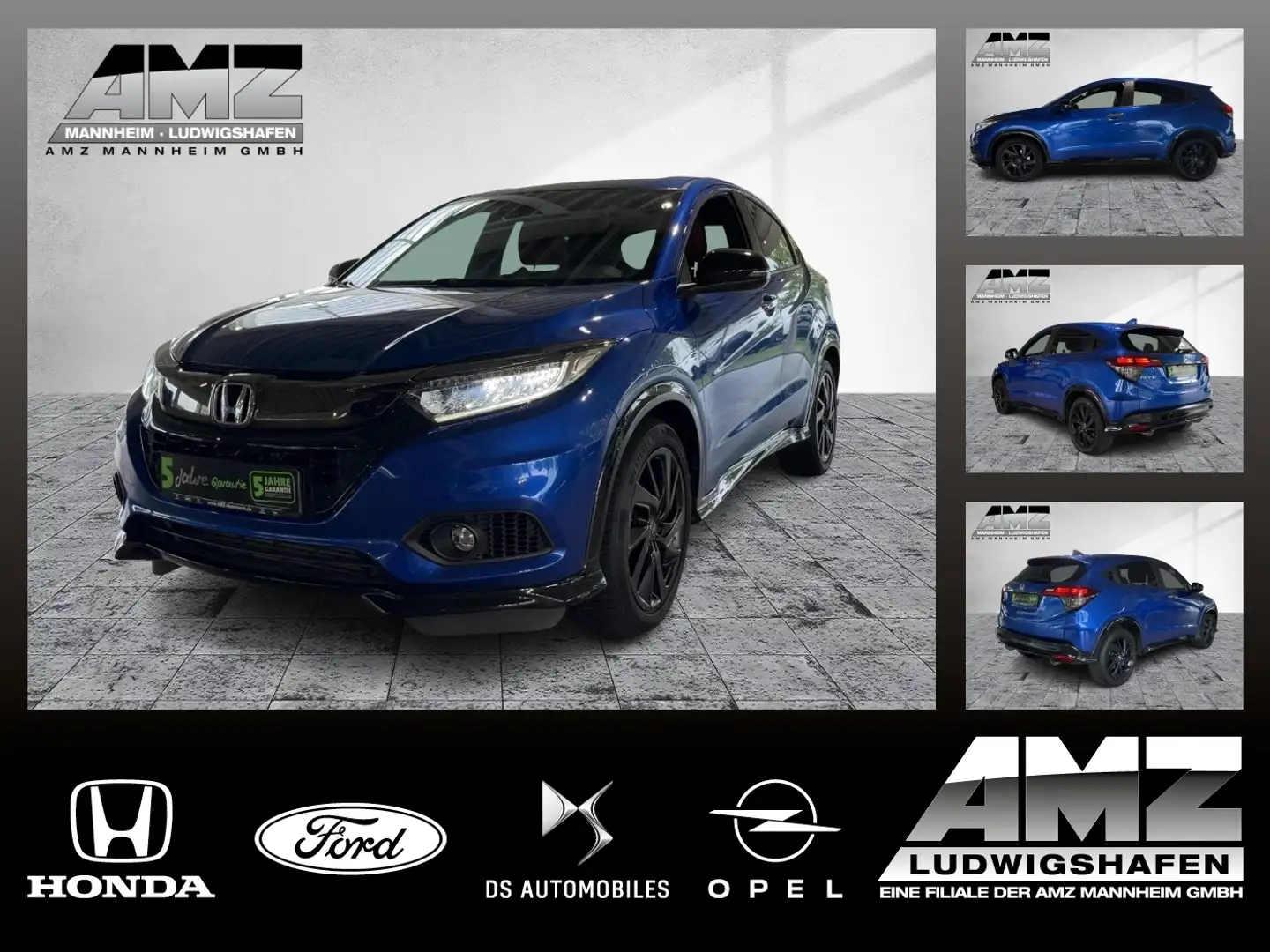 Honda HR-V 1.5 VTEC-TURBO Sport LED+Navi+SHZ+2xKlima Bleu - 1