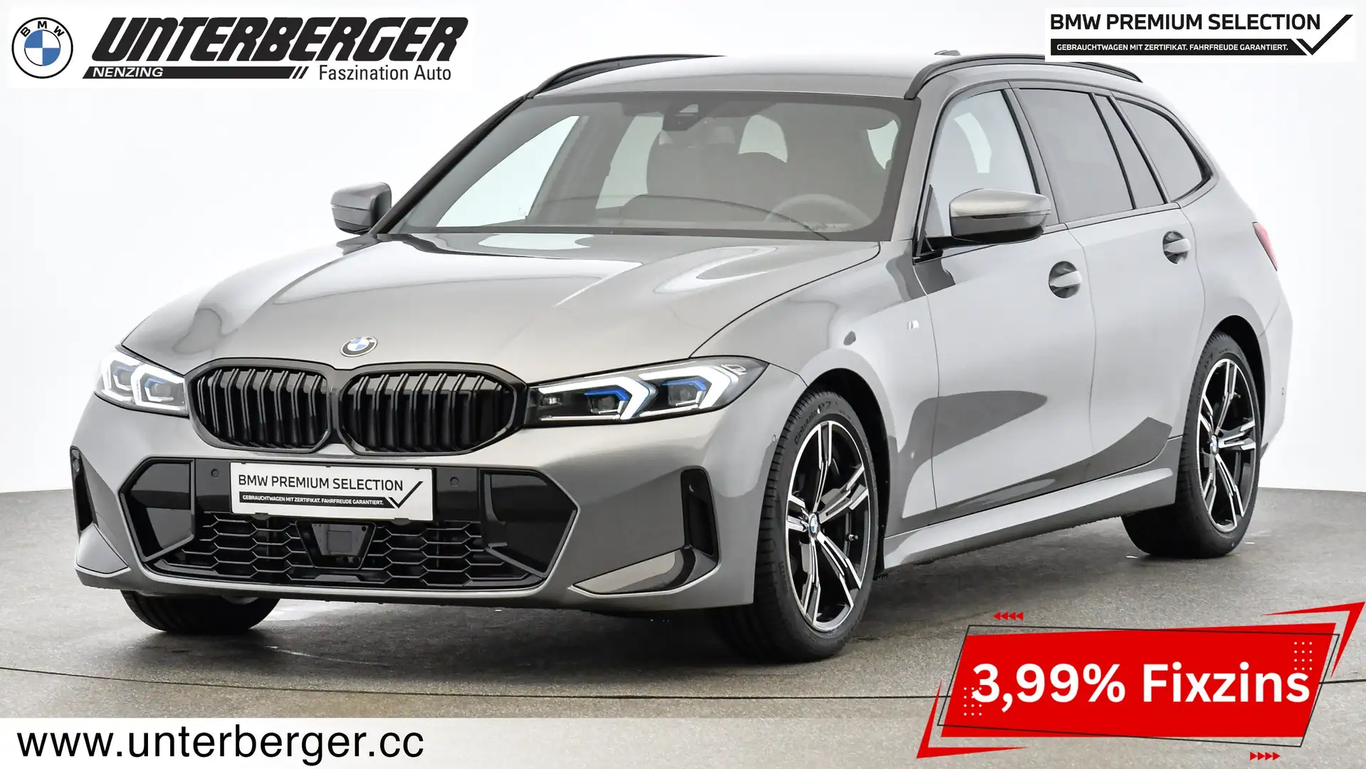 BMW 318 d Touring // M Sportpaket // Anhängerkupplung Grigio - 1