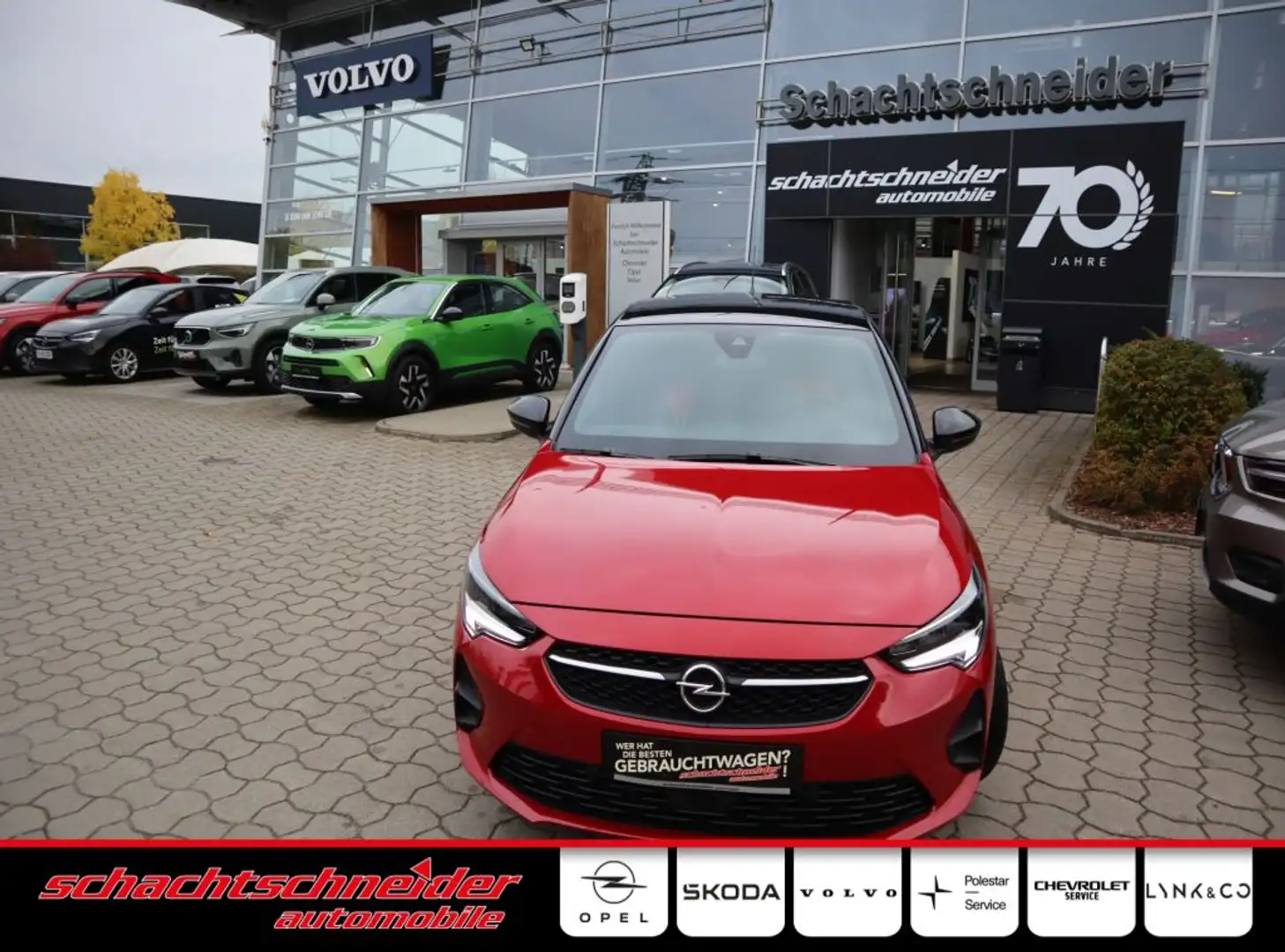 Opel Corsa 1.2 Turbo Aut GS+Lenkradh+ParkGoPlus Rot - 1