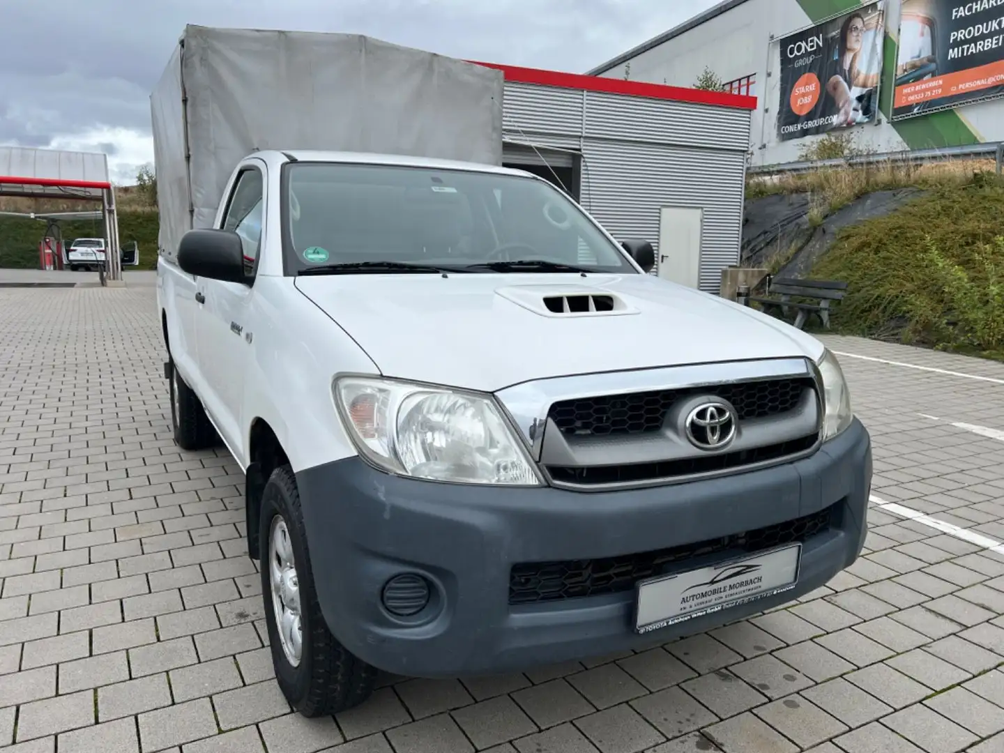 Toyota Hilux Single Cab 4x4*KLIMA*PLANE*AHK* Blanc - 2