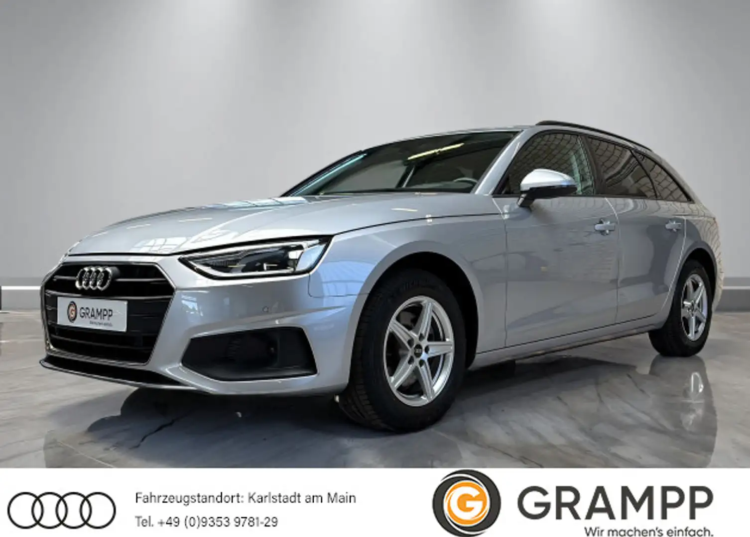 Audi A4 35 TDI S-tronic +KAMERA+NAVI+HUD+ Silber - 1