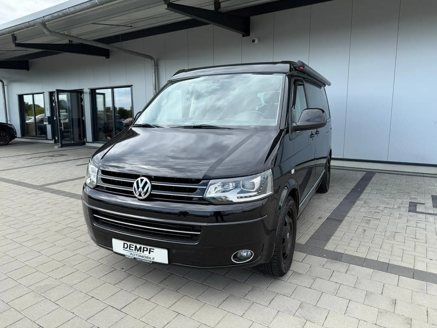 Volkswagen T5 Multivan Highline 4Motion*WoMo*Aufstelldach*Solar*Markise Schwarz - 1