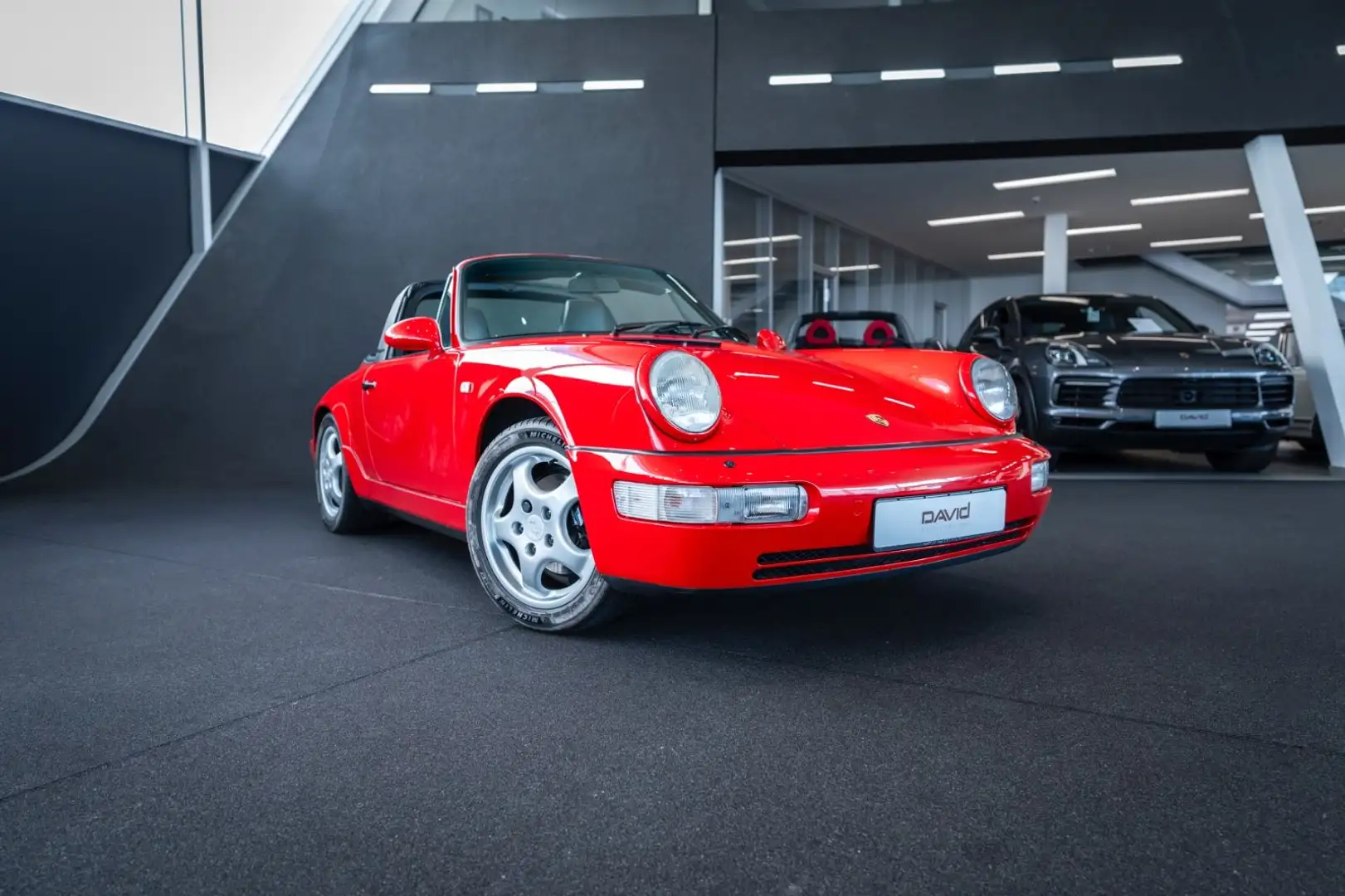 Porsche 964 Targa C2 *Schalter*Deutsch*Klima*Historie* Rot - 1