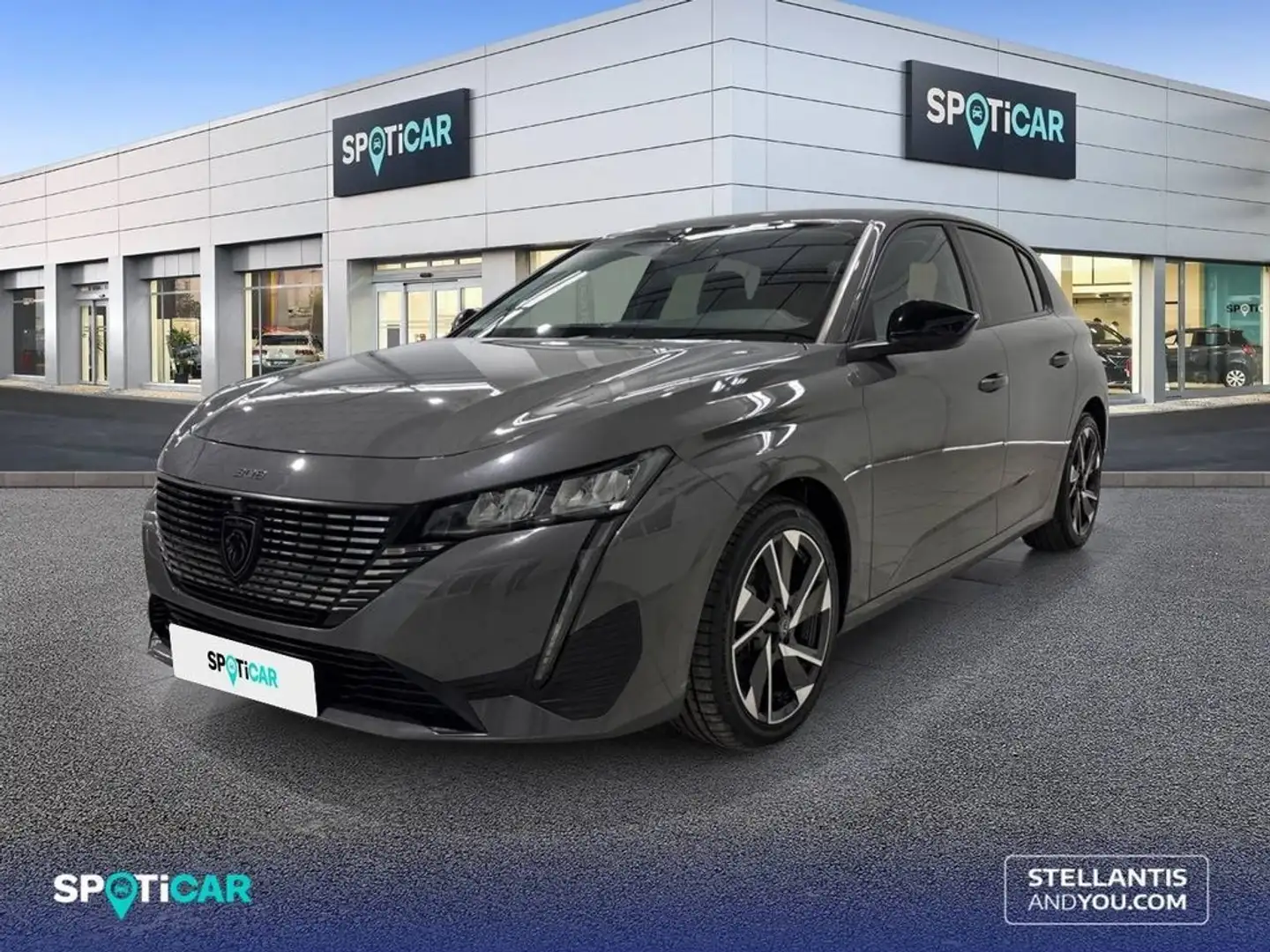 Peugeot 308 1.2 PureTech S&S Allure 130 Gris - 1