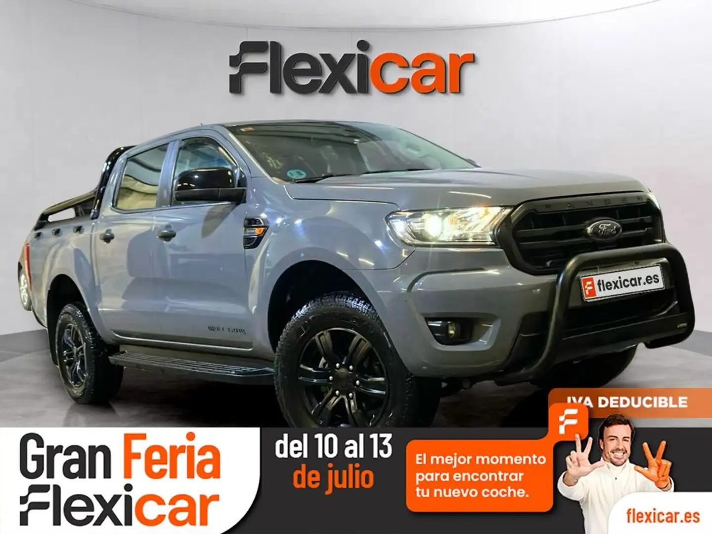 Ford Ranger 2.0 Ecob 4x4 Dob Cabina Limited AT Gris - 1