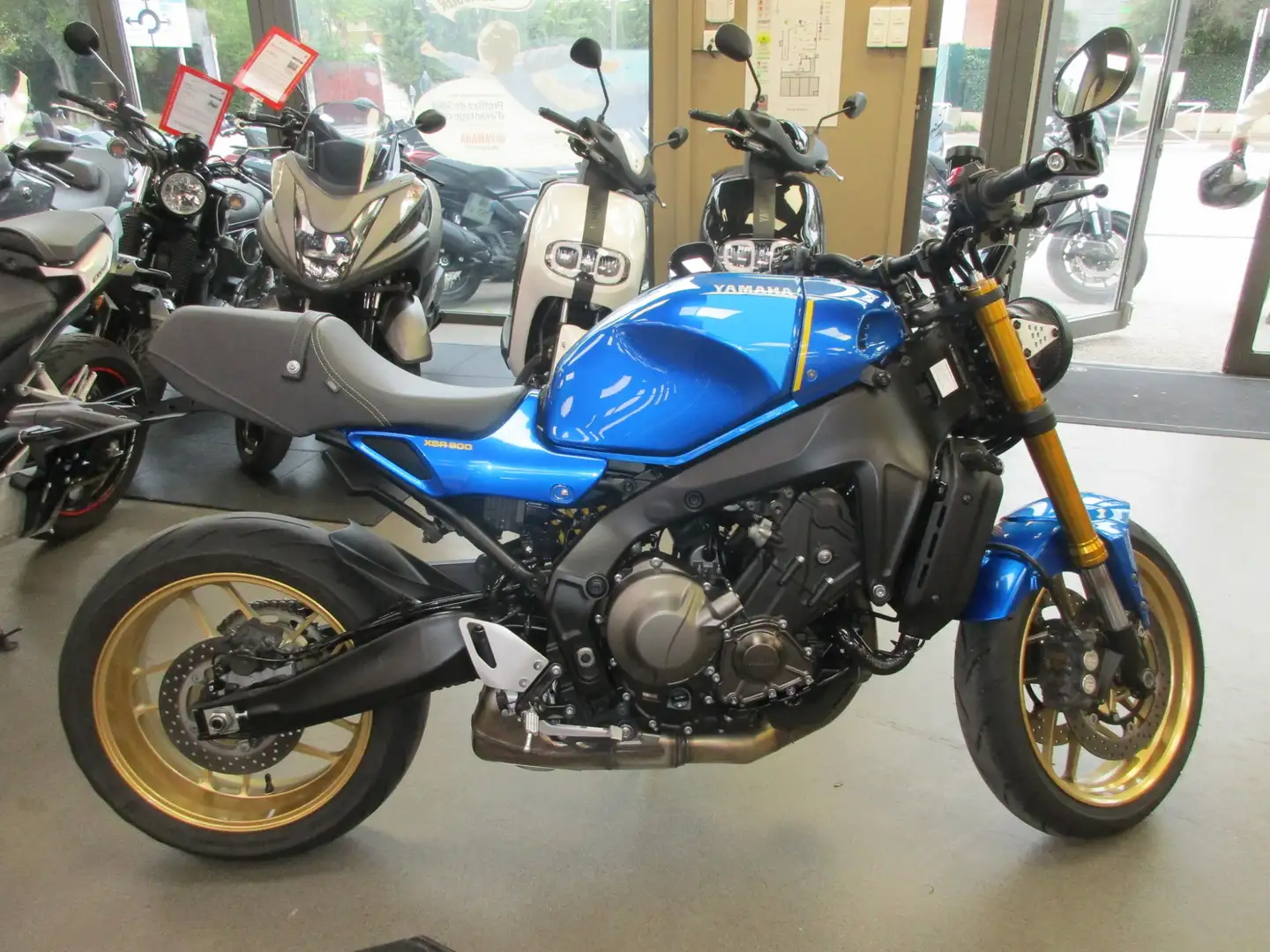 Yamaha XSR 900 Bleu - 1
