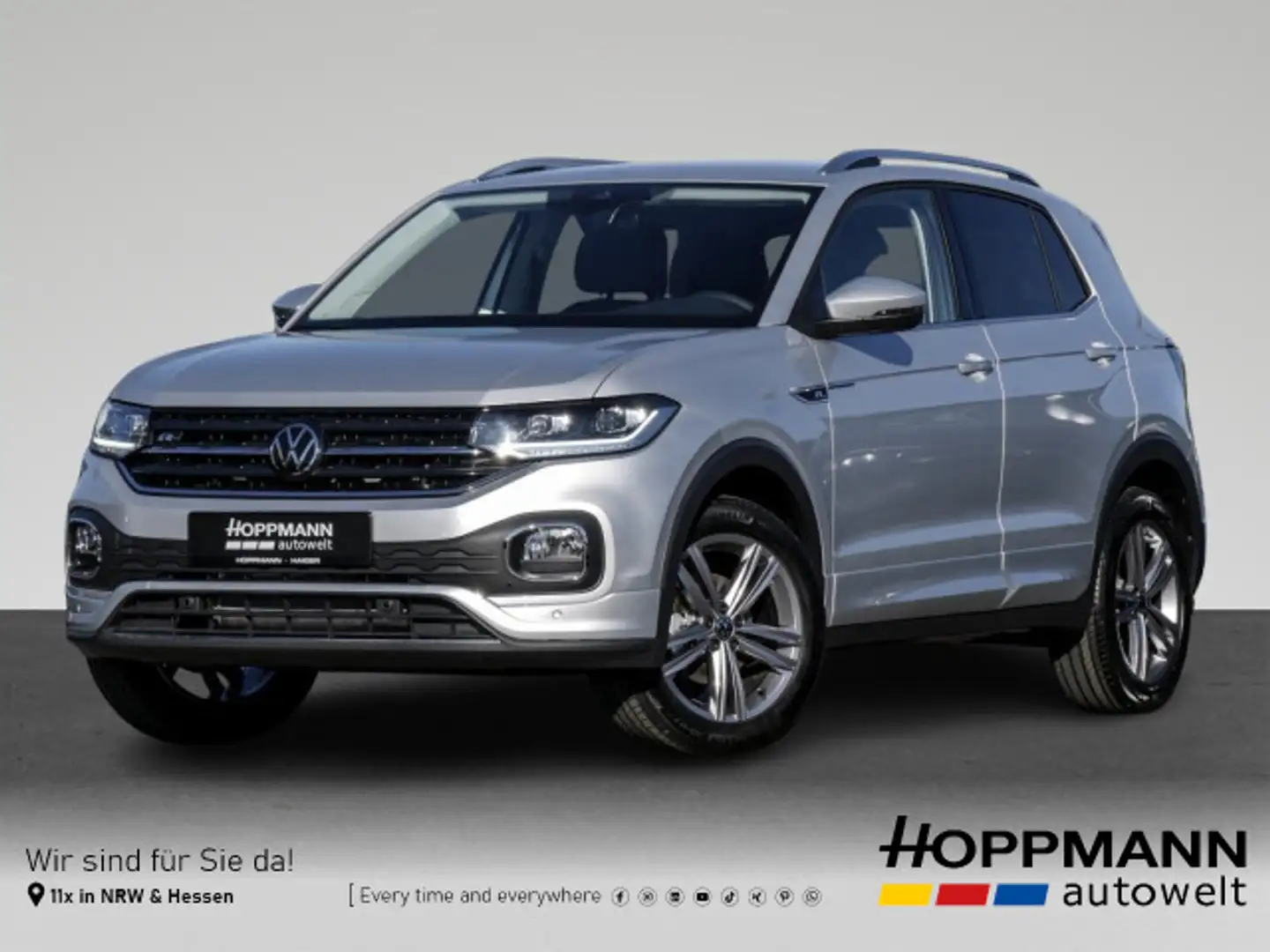 Volkswagen T-Cross Style R-Line 1.5 TSI DSG Kamera ACC Navi Silber - 1