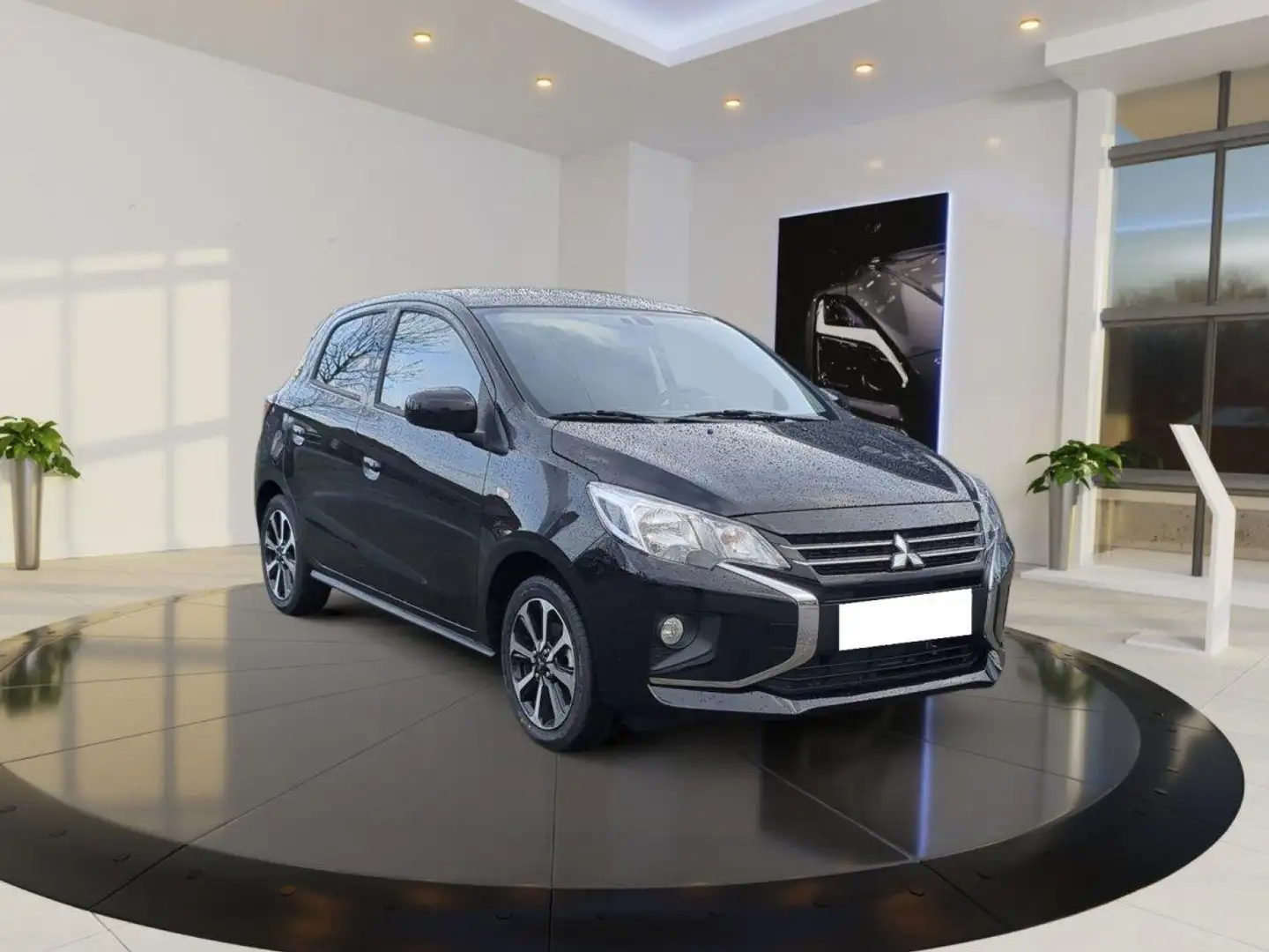 Mitsubishi Space Star 1.2 MIVEC Select+ 52 kW (71 PS), Schaltgetriebe Schwarz - 1