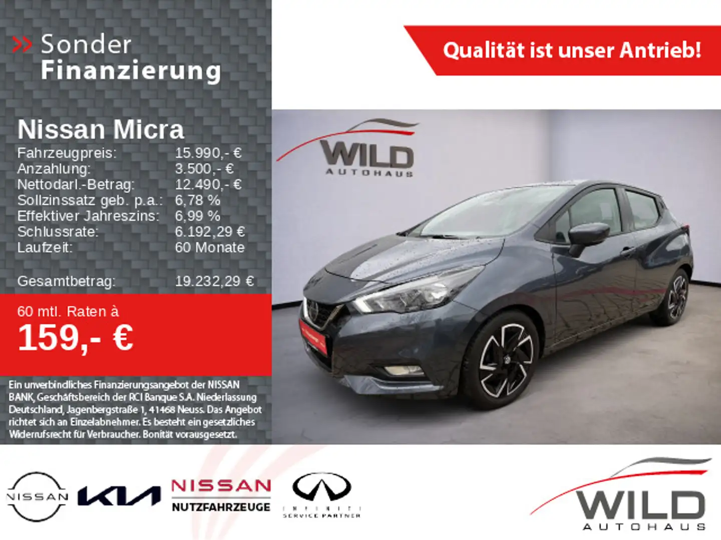 Nissan Micra 1.0 IG-T N-Way  Xtronic, SHZ, PDC, Navi Gris - 1