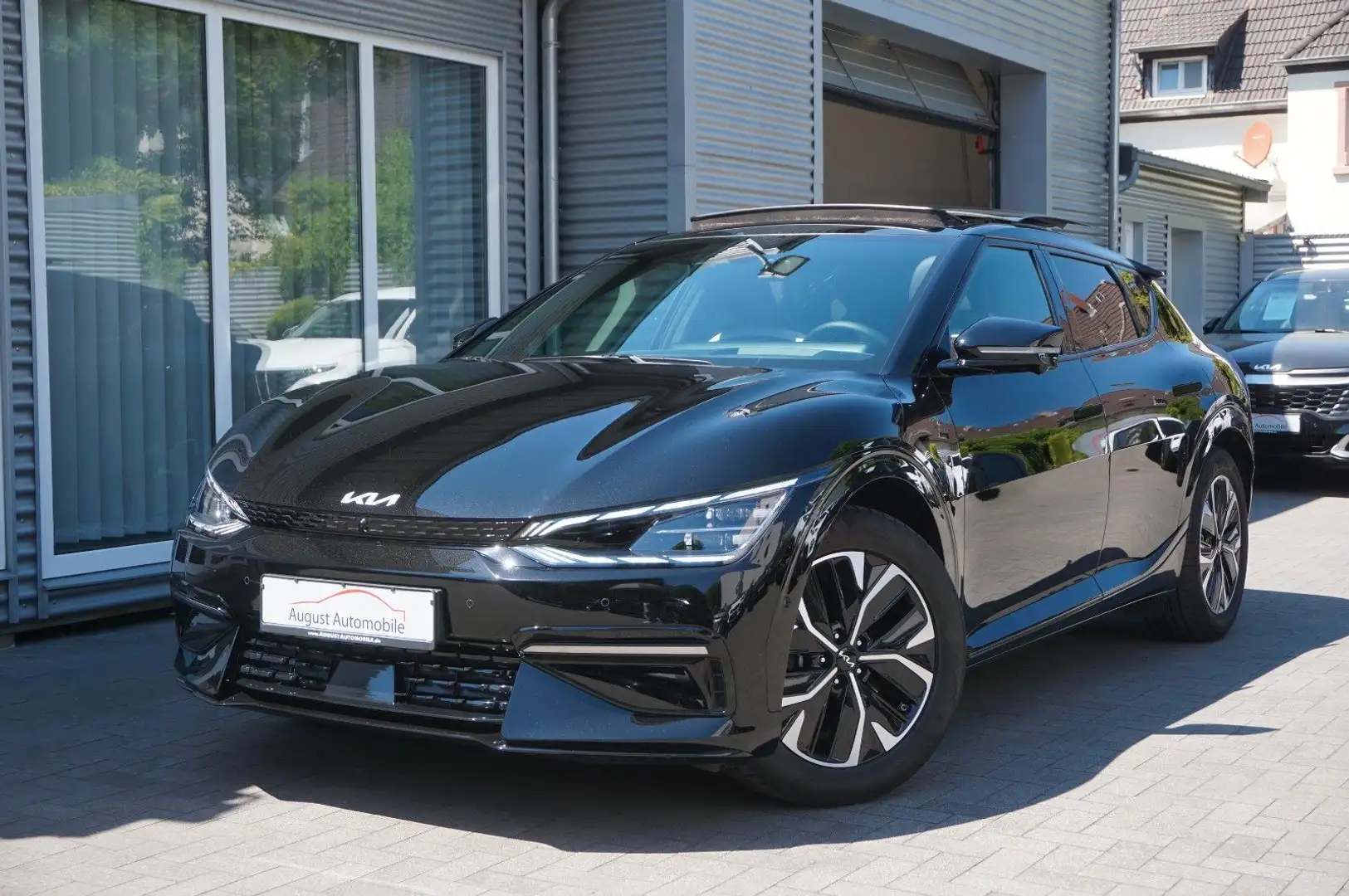 Kia EV6 GT-Line 2WD ACC Glas 360 Belüft 4SHZ Ambi Schwarz - 1