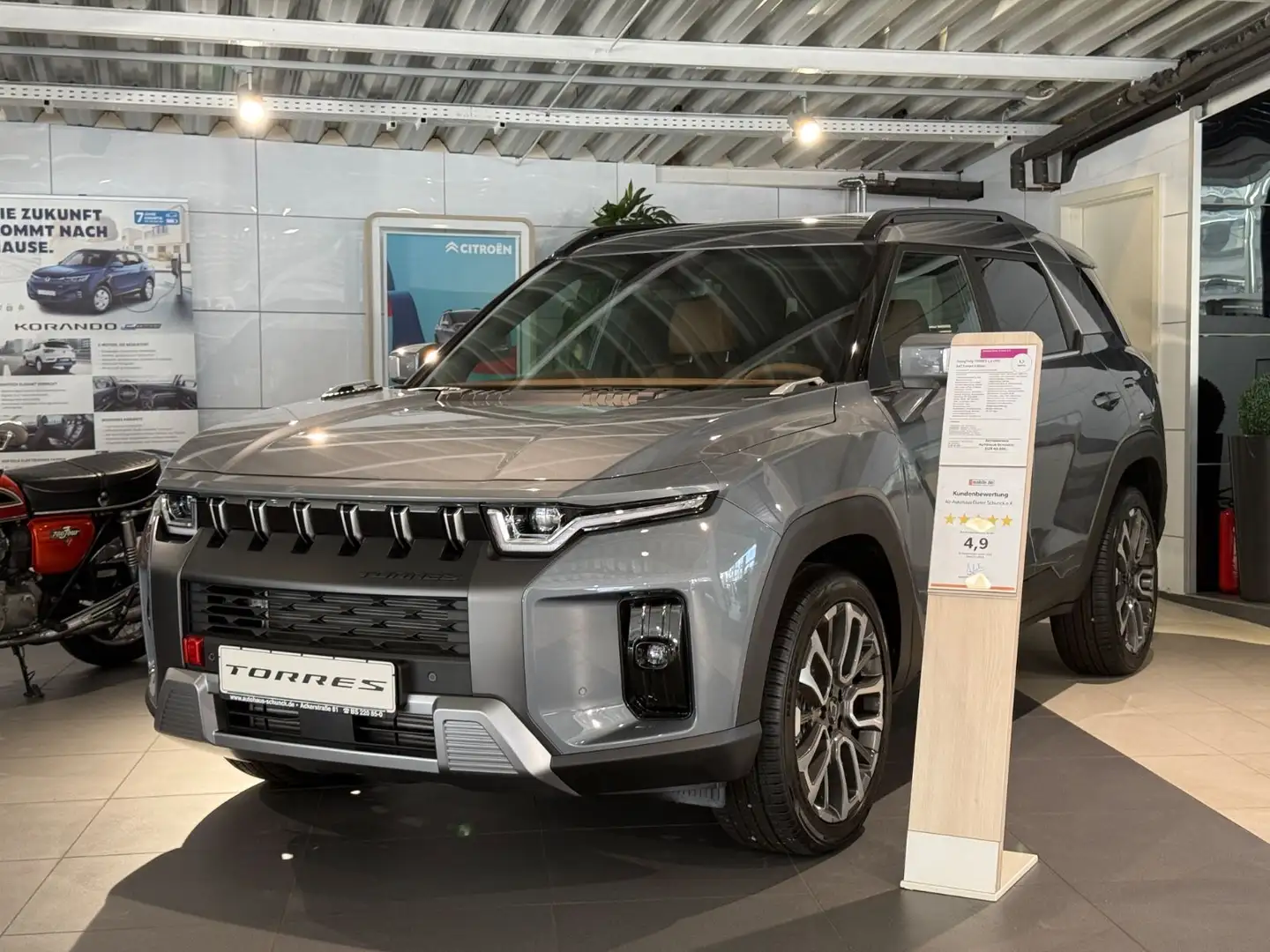 SsangYong Torres 1.5 T-GDI 4WD SAPPHIRE AUT/LED/SHZ/L.HZG Gri - 1