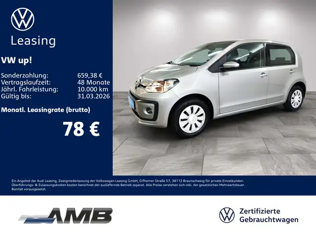 Volkswagen up! eco up! 1.0 CNG Navi/FAP/Sitzhzg/RFKamera/4Türen