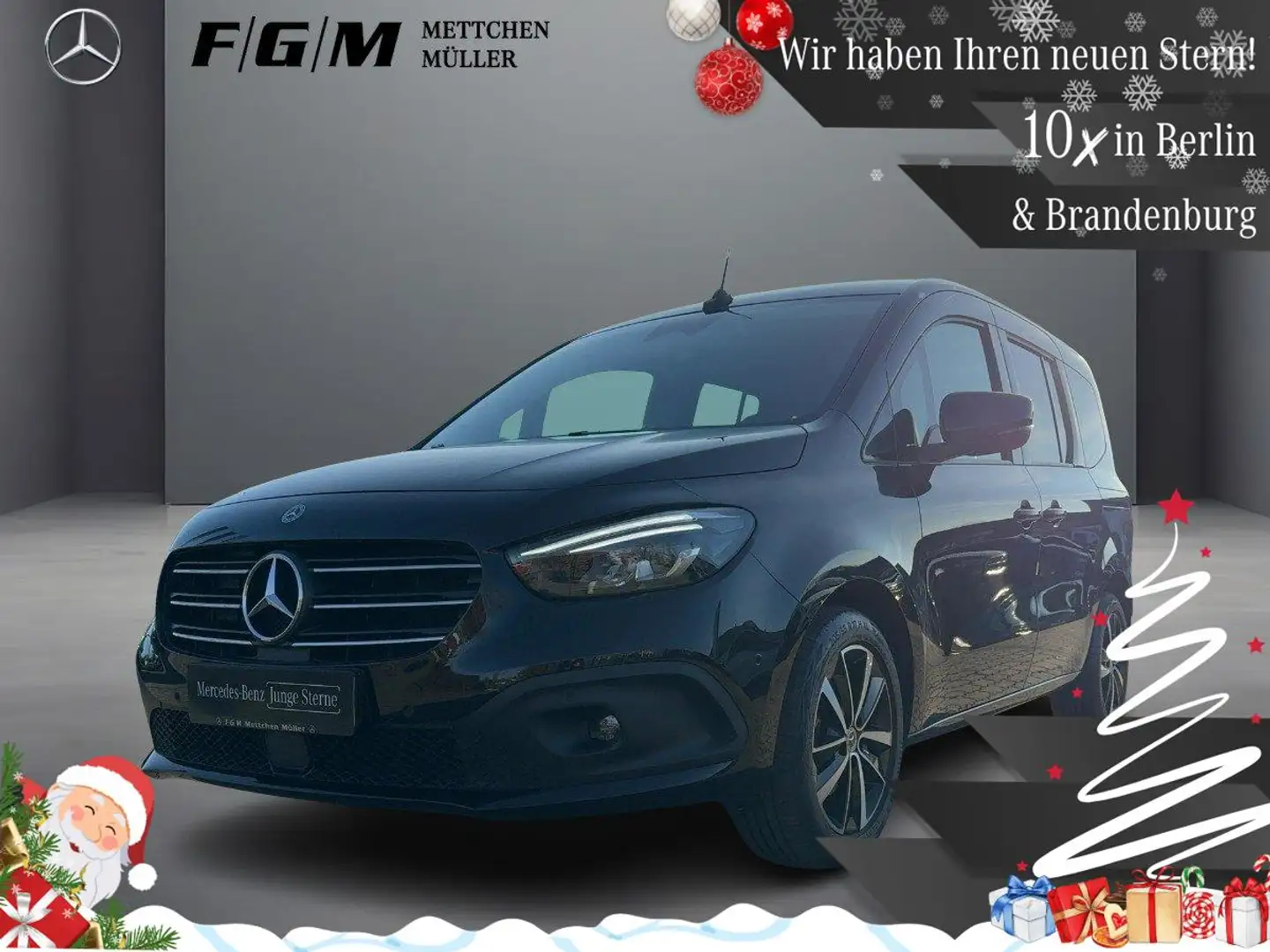 Mercedes-Benz T-Klasse T 160 PROGRESSIVE Standard KeyGo|Sitzhz|Kam Schwarz - 1