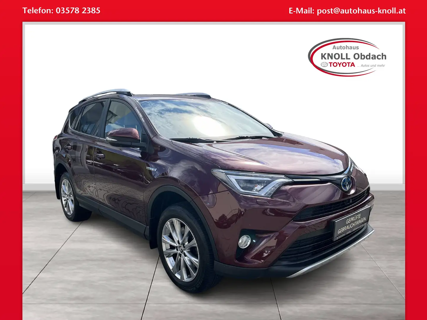 Toyota RAV 4 RAV4 Lounge VIP 2,5l Hybrid 4WD Rot - 1
