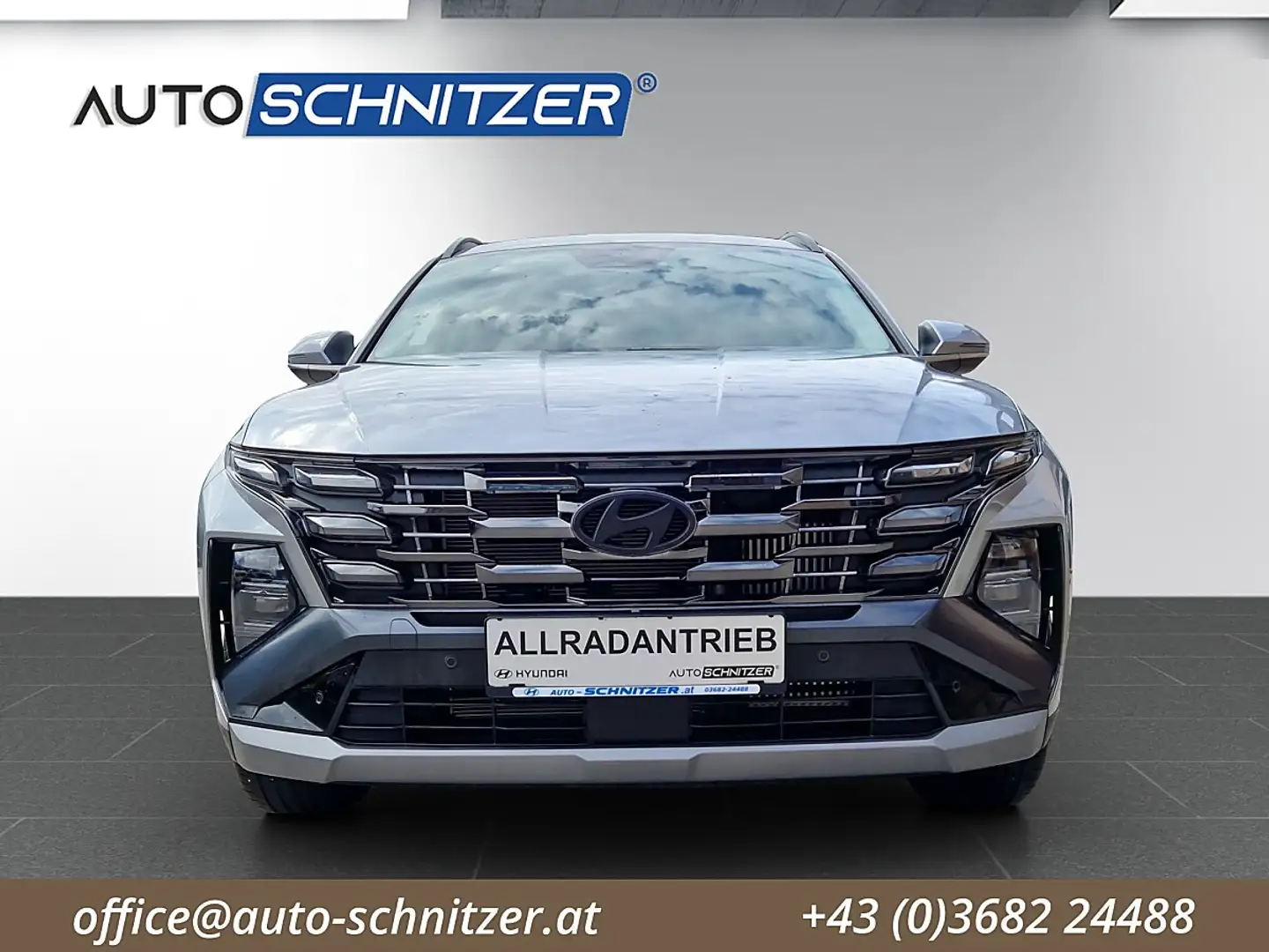 Hyundai TUCSON Tucson 1,6 T-GDI 48V 4WD Go! Plus DCT Silber - 2
