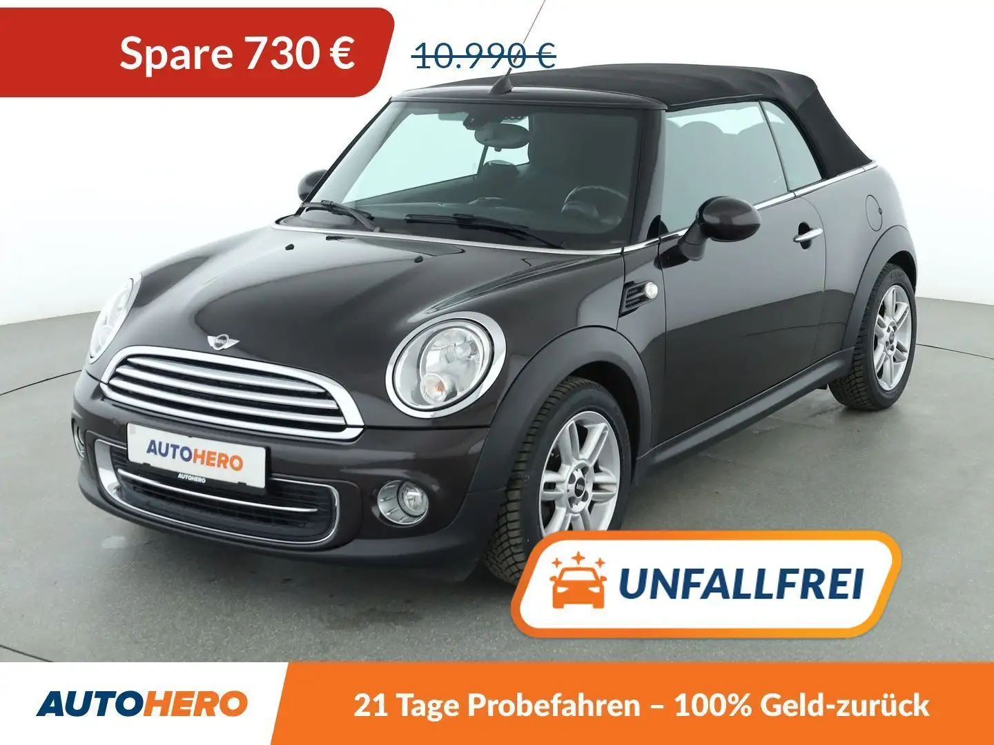MINI Cooper Cabrio Cooper *TEMPO*PDC*SHZ*KLIMA* Braun - 1