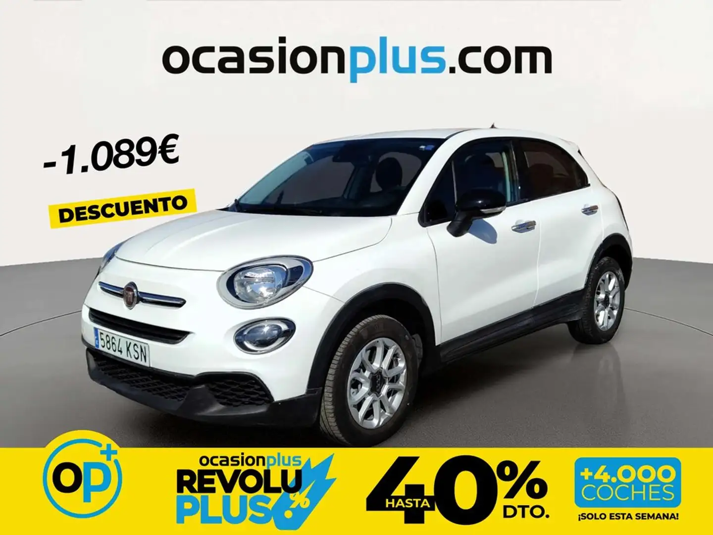 Fiat 500X 1.6 E-Torq S&S Urban 4x2 Blanco - 1