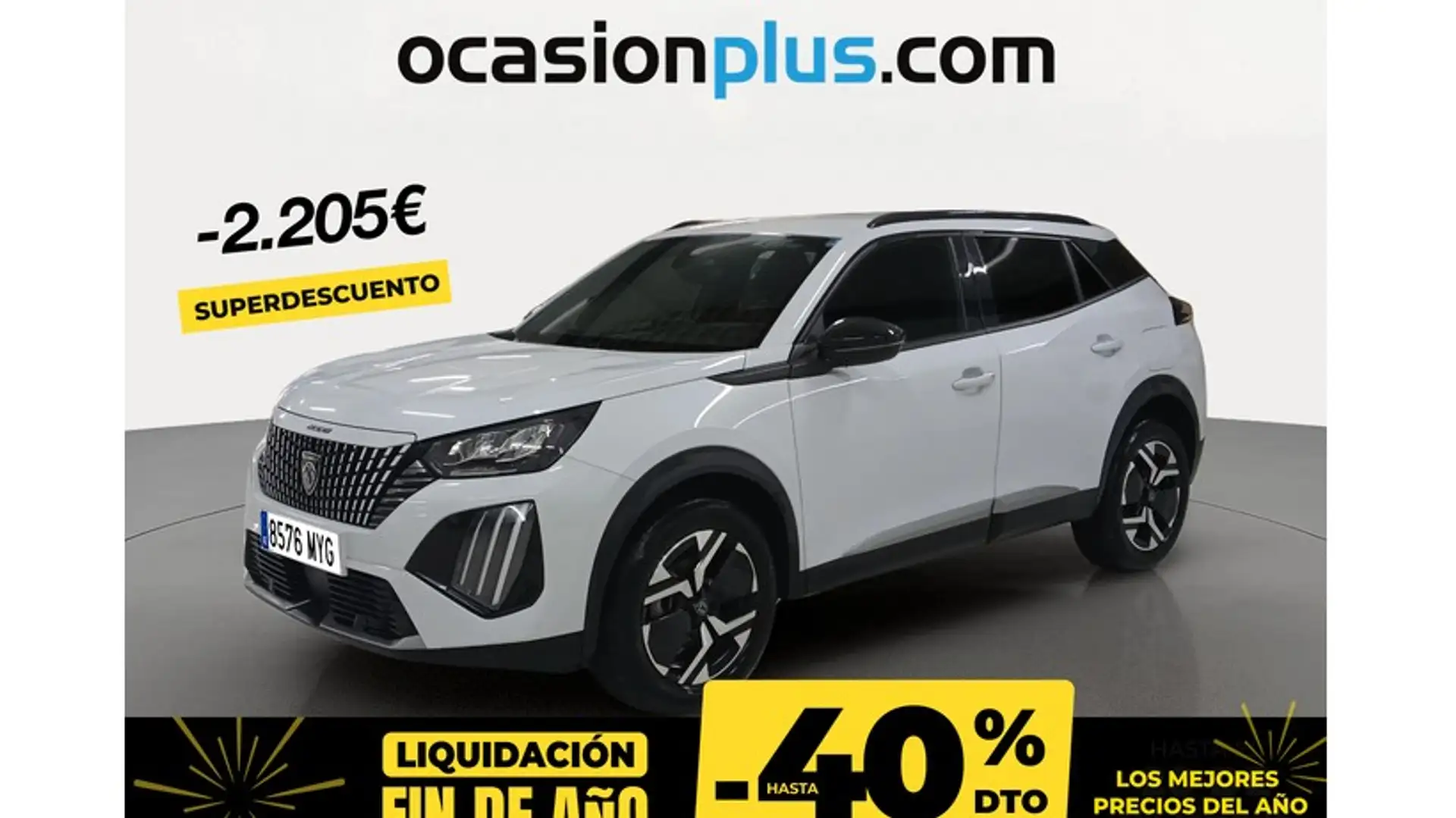 Peugeot 2008 1.2 PureTech S&S Allure 100 Blanc - 1