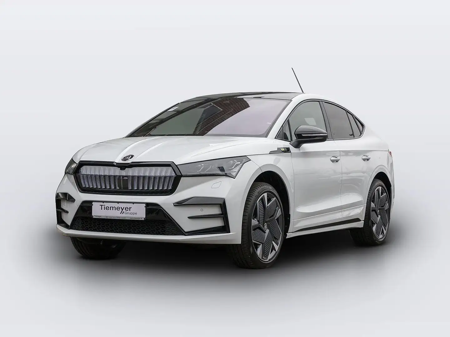 Skoda Enyaq Coupe iV RS Lounge AHK LM21 Wärmepumpe Weiß - 2