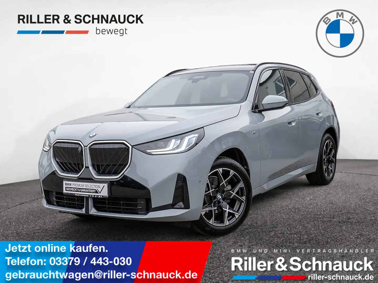 BMW X3 xDrive 20i M-Sport STANDHZ LED PANO 360° Grau - 1
