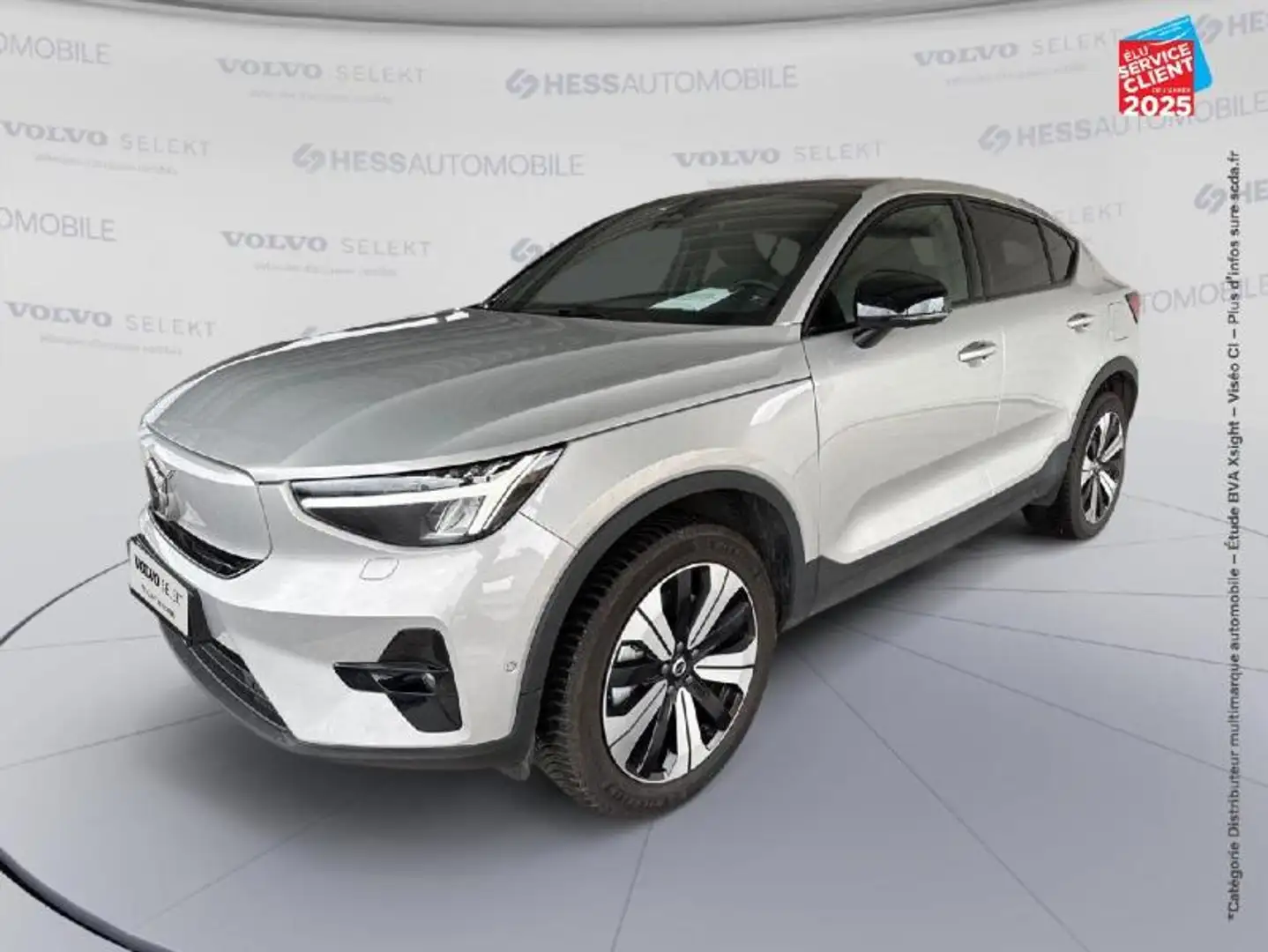 Volvo C40 Recharge 231ch Ultimate Argent - 1