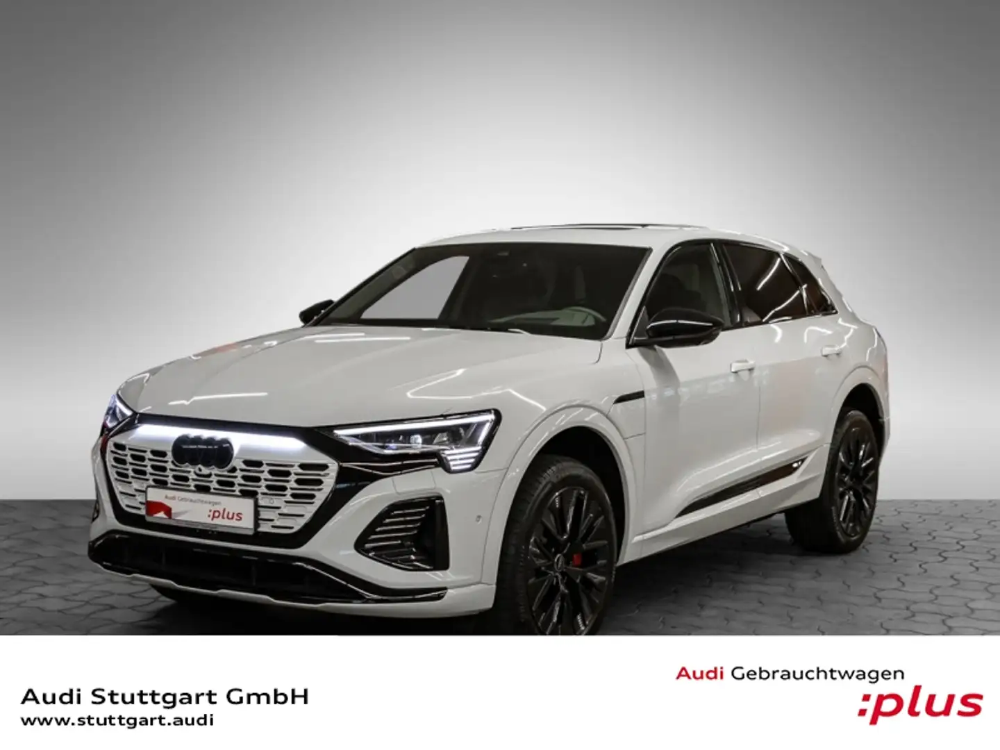 Audi Q8 e-tron S line 50 quattro 250 kW AIR AHK SHZ Biały - 1