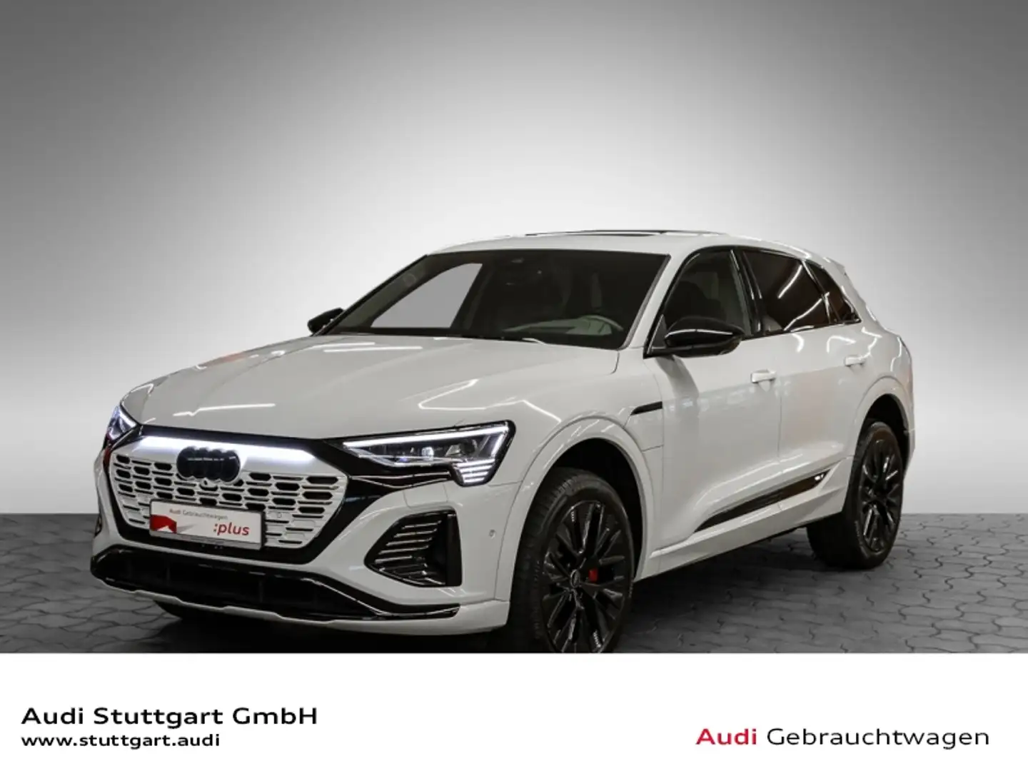 Audi Q8 e-tron S line 50 quattro 250 kW AIR AHK SHZ Blanco - 1
