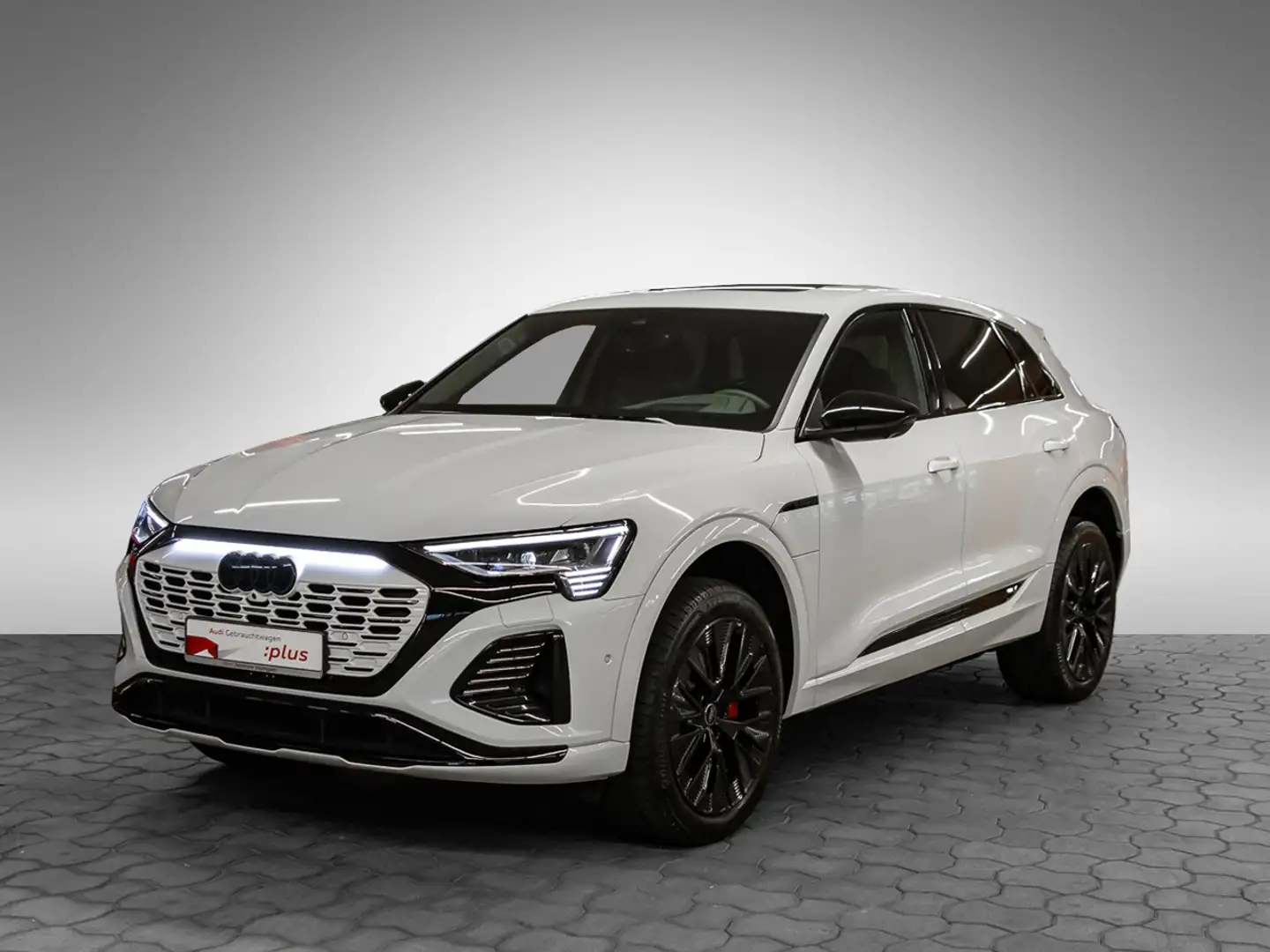 Audi Q8 e-tron S line 50 quattro 250 kW AIR AHK SHZ Blanco - 2
