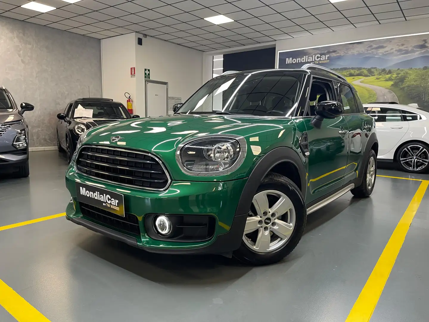MINI Cooper D Countryman 2.0 auto * IVA ESPOSTA * Groen - 1
