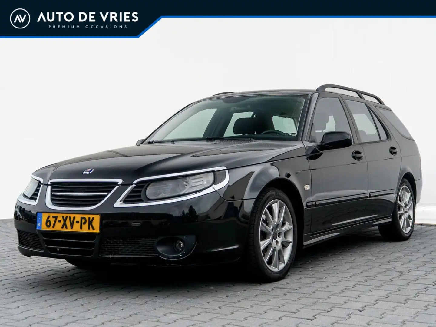 Saab 9-5 Estate 2.3t Hirsch 220pk Business | ECC | Navigati Zwart - 1