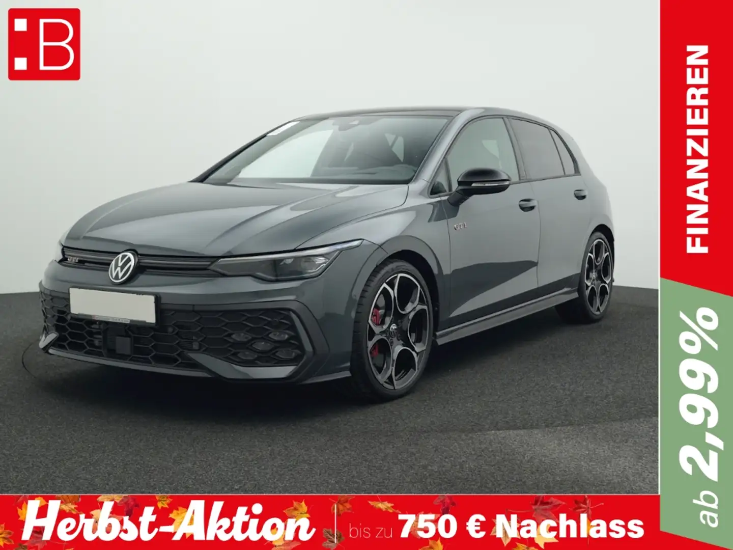 Volkswagen Golf GTI 8 2.0 TSI DSG BLACK STYLE PANO H&K-SOUND 19 Queens Grau - 1