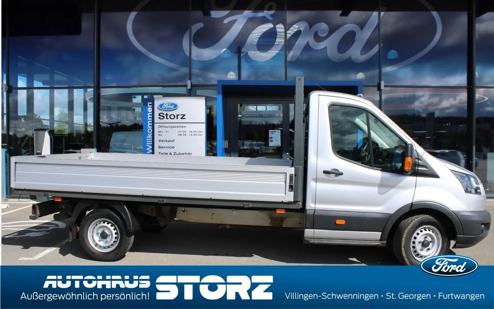 Ford Transit Pritsche 350 L3 Einzelkabine FWD RADIO|PRITSCHE| B Argent - 2