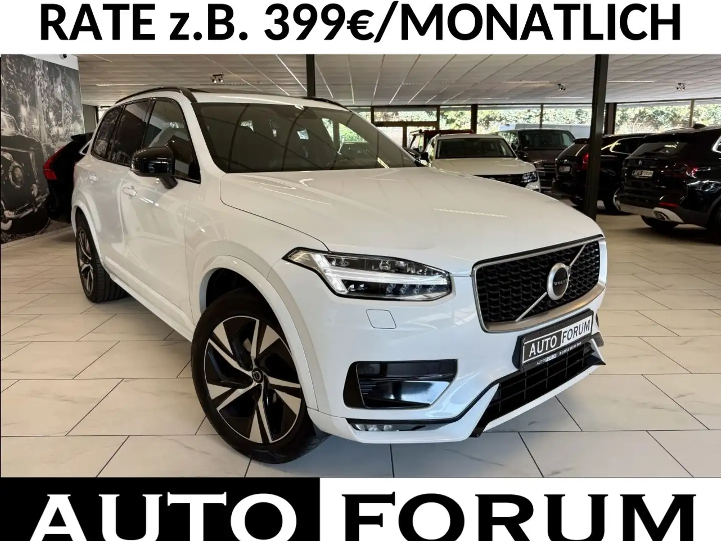 Volvo XC90 T5 AWD R-DESIGN 7STZ NAPPA B&W STNDHZG LUFT Weiß - 1