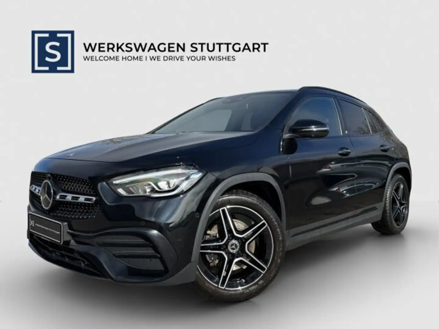 Mercedes-Benz GLA 200 GLA 200 AMG Night 7G-DCT Distron 360°Kam Keyless Schwarz - 1